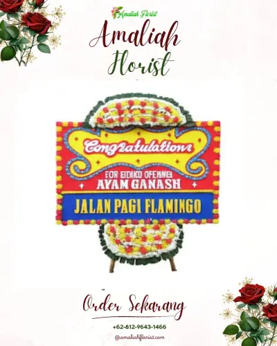 Bunga Papan Congratulation di Bojongherang